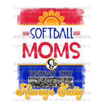 always salty softball moms Sublimation transfers Heat Transfer