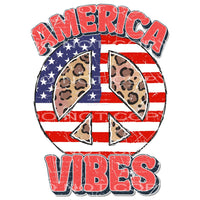 America Vibes #5388 Sublimation transfers - Heat Transfer