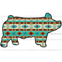 Aztec Pig Sublimation transfers Heat Transfer