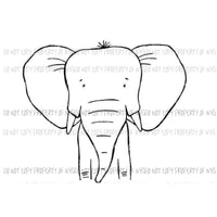 Baby elephant 2 Sublimation transfers Heat Transfer