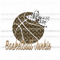 Basketball Junkie LV #2 bow louis vuitton Sublimation transfers Heat Transfer