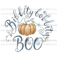 Bibbity Bobbity Boo Pumpkin Sublimation transfers Heat Transfer