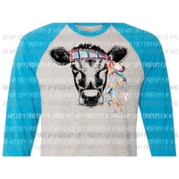 BOHO COW sublimation transfer Heat Transfer