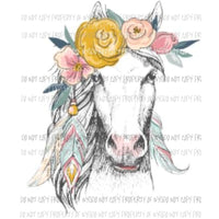 boho horse 3 Sublimation transfers Heat Transfer