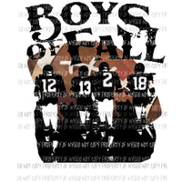 Boys of fall Sublimation transfers Heat Transfer