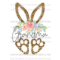 Bunny custom mom Nana grandma aunt in drop down menu Sublimation transfers Heat Transfer