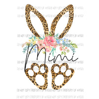 Bunny custom mom Nana grandma aunt in drop down menu Sublimation transfers Heat Transfer