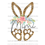 Bunny custom mom Nana grandma aunt in drop down menu Sublimation transfers Heat Transfer