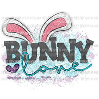 Bunny Love Sublimation transfers Easter Heat Transfer