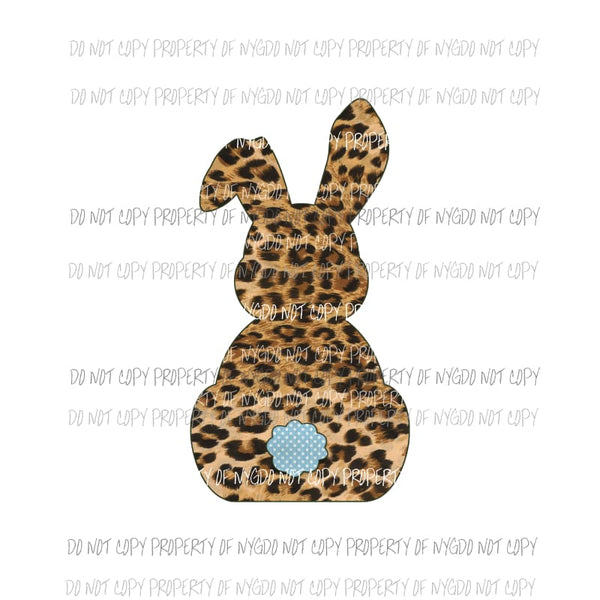 Cheetah Boy Bunny Sublimation transfers Heat Transfer