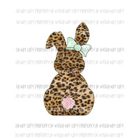 Cheetah Girl Bunny Sublimation transfers Heat Transfer