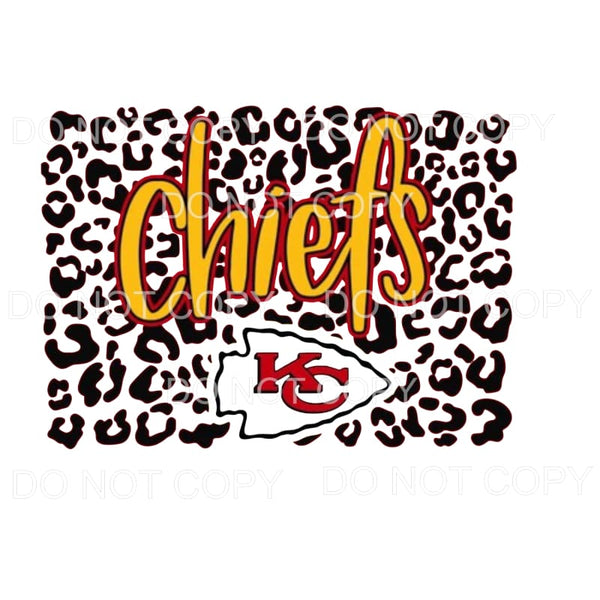 Chiefs # 20 Sublimation transfers - Heat Transfer