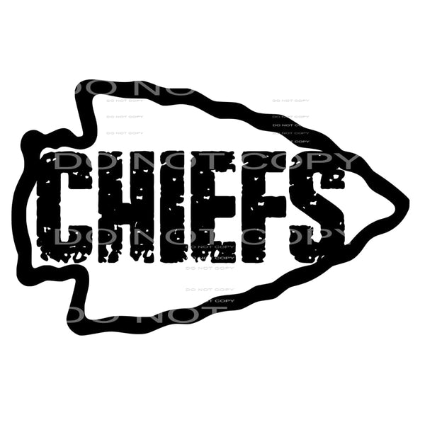 chiefs arrow # 7766 Sublimation transfers - Heat Transfer