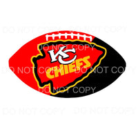 Chiefs Football # 4 Sublimation transfers - Heat Transfer