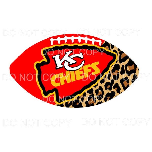 Chiefs Football # 5 Sublimation transfers - Heat Transfer