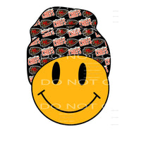 Chiefs smile face # 9049 Sublimation transfers - Heat 