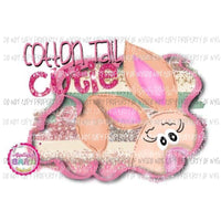 Cotton tail cutie bunny easter Sublimation transfers Heat Transfer