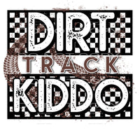 Dirt Track Kiddo #5445 Sublimation transfers - Heat Transfer