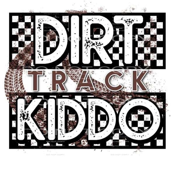 Dirt Track Kiddo #5445 Sublimation transfers - Heat Transfer