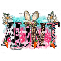 Easter Aunt #9854 Sublimation transfers - Heat Transfer