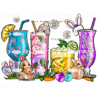 Easter Day Drinks #10008 Sublimation transfers - Heat