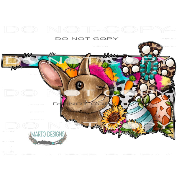 Easter Day Oklahoma #9890 Sublimation transfers - Heat