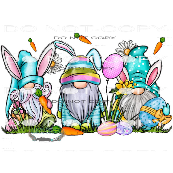 Easter Gnome #9996 Sublimation transfers - Heat Transfer