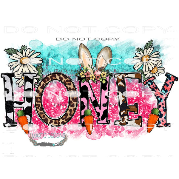 Easter Honey #9857 Sublimation transfers - Heat Transfer