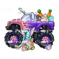 Easter Monster Truck #9925 Sublimation transfers - Heat