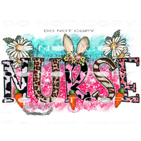 Easter Nurse #9951 Sublimation transfers - Heat Transfer