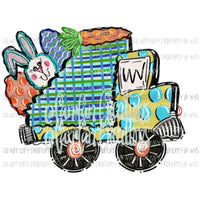 Easter truck 2 Sublimation transfers Heat Transfer