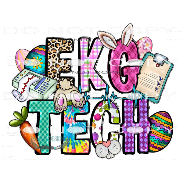 Ekg Tech Easter #9969 Sublimation transfers - Heat Transfer