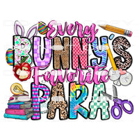 Every Bunny’s Favorite Para #9975 Sublimation transfers -