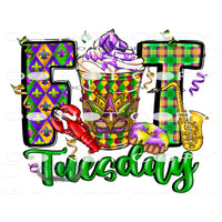 Fat Tuesday #9788 Sublimation transfers - Heat Transfer