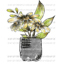 Flower Arrangement #3 Sublimation transfers Heat Transfer