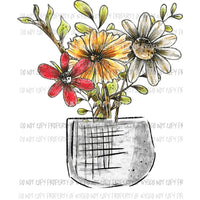 Flower Arrangement #4 Sublimation transfers Heat Transfer