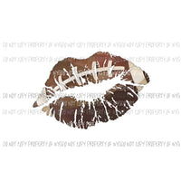 Football Lips Sublimation transfers Heat Transfer