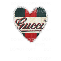Gucci Heart # 2 Sublimation transfers - Heat Transfer
