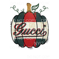 Gucci Pumpkin # 1 Sublimation transfers - Heat Transfer