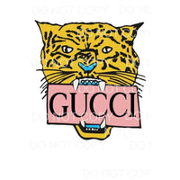 Gucci Tiger # 8223 Sublimation transfers - Heat Transfer