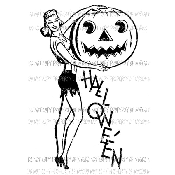 Halloween Old school Sublimation transfers Heat Transfer