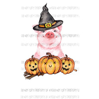 Halloween Piggy Sublimation transfers Heat Transfer