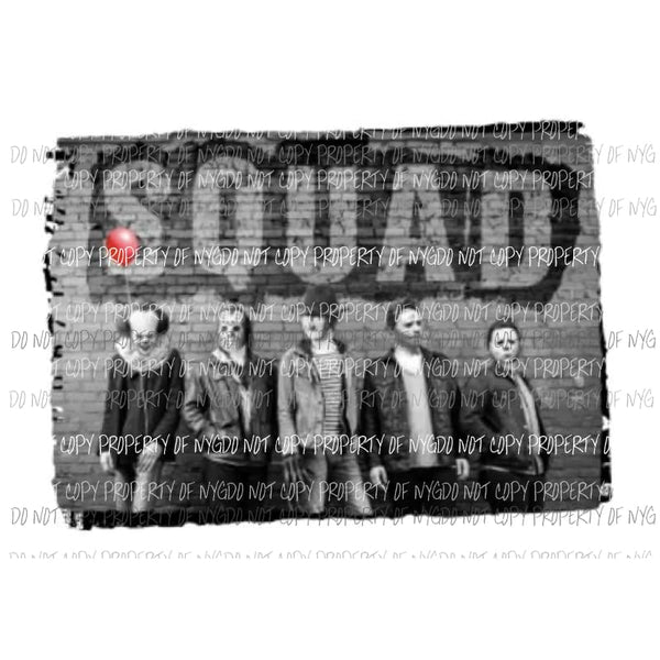 halloween squad Sublimation transfers Heat Transfer