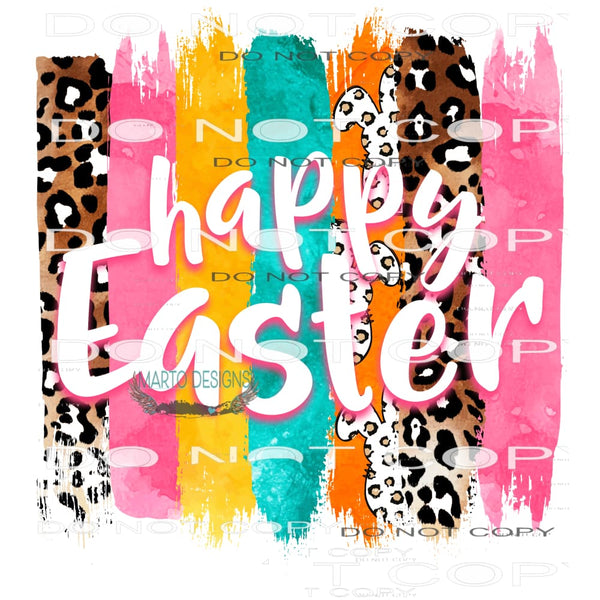 Happy Easter #9898 Sublimation transfers - Heat Transfer