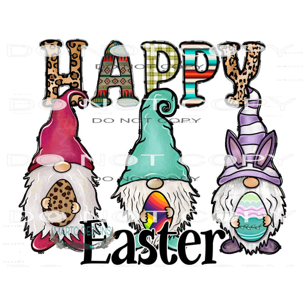 Happy Easter #9899 Sublimation transfers - Heat Transfer