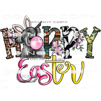 Happy Easter #9900 Sublimation transfers - Heat Transfer