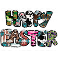 Happy Easter #9906 Sublimation transfers - Heat Transfer