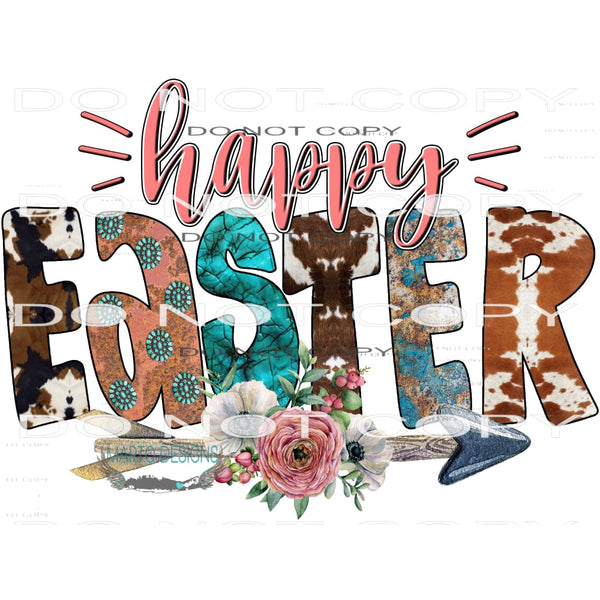 Happy Easter #9977 Sublimation transfers - Heat Transfer