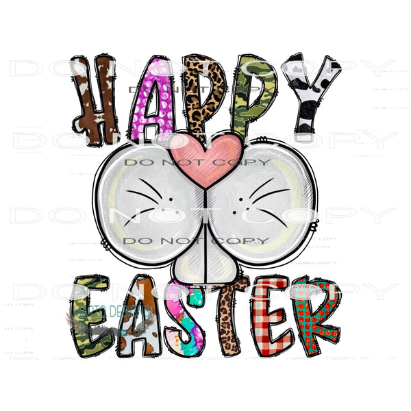 Happy Easter #9987 Sublimation transfers - Heat Transfer