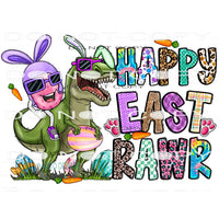 Happy Eastrawr #9984 Sublimation transfers - Heat Transfer